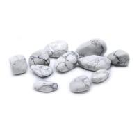 Howlite White Stone Large Tumble Stones
