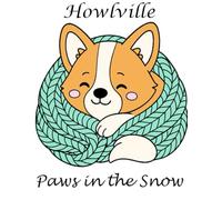 Howlville: Paws in the Snow A Winter Dog Coloring Book for Kids - Fun, Cute, and Kawaii Puppy Scenes to Color in the Snow: “Kawaii Winter Dog Coloring ... Scenes with Cute Puppies and Holiday Cheer”