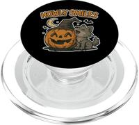Howly Sonríe Lobo y Calabaza PopSockets PopGrip para MagSafe