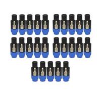 howonder speakon Conectores, conectores nl4 compatibles con speakon nl4mpr, nl4fc, na4lj, nl4mp, nl4fx, nl4 y nl2 series, nl2fc (25 paquetes)