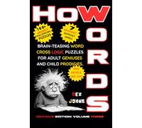 HowWords™: Devious Edition Volume 3. Brain Teasing Language Skill Word Cross Puzzle Games: Word Puzzle Book for Adults Who Think They're Smart | 101 ... Words, Letter Tiles & 7 Difficulty Levels