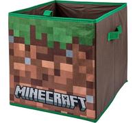 HOX Caja de almacenamiento plegable para niños, cubo de almacenamiento de juguetes de tela con asas - Minecraft
