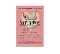 hoxaooi Sabrina Carpenter Poster Short N' Sweet Tour Póster para habitaciones, Lienzo estético Arte de Pared Decoración de Dormitorio Póster 30 x 45 cm