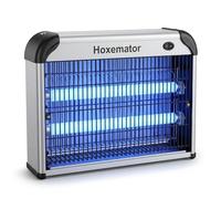 Hoxemator - Lámpara antimosquitos eléctrica para interior/exterior, UV de 20 W, destructora de insectos, mata moscas, alta tensión, 2000 V, eficaz contra mosquitos, moscas, mosquitos