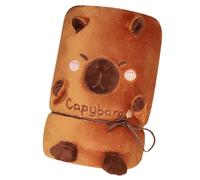 HOXSNII Capybara Manta de Felpa, Cojines y Mantas Muñeco de Peluche Cojines de Peluche Almohada Juguetes Cojín de Peluches Manta de Forro Polar Suave para Niños (85 * 165 CM)