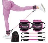 HOXWC Bandas de Tobillo con puños para Entrenamientos de piernas y glúteos, Bandas de Resistencia para contragolpes y Entrenamiento de Cadera