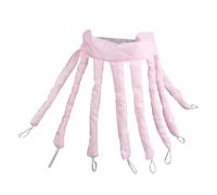 HoxzoDa Bigudíes sin Calor en Forma de Pulpo para Cabello Rizado Natural durante el Sueño Accesorio de Peinado sin Daño Rosa