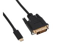HoxzoDa - Cable USB-C a DVI, 1,8 m, conector USB tipo C macho a DVI macho, conexión TV, ordenador portátil y proyector