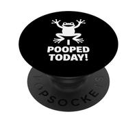 Hoy cagué una Broma sarcástica de Rana PopSockets PopGrip Adhesivo