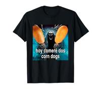 Hoy Comeré Dos Corn Dogs Español Meme Camiseta