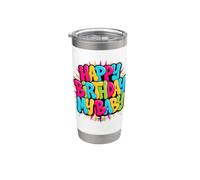 Hoy es el cumpleaños de mi amor Vaso térmico de acero inoxidable de doble pared