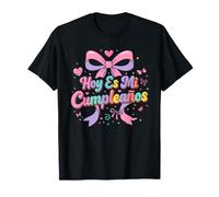 Hoy Es Mi Cumpleaños Camisa para Niña Lindo Lazo Rosa Cumpleaños Cumpleaños Camiseta