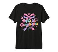 Hoy Es Mi Cumpleaños Camisa para Niña Lindo Lazo Rosa Cumpleaños Cumpleaños Camiseta Premium