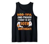 ¡Hoy es mi trigésimo cumpleaños! Cumpleaños Fantasma Halloween Camiseta sin Mangas