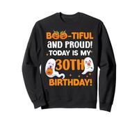 ¡Hoy es mi trigésimo cumpleaños! Cumpleaños Fantasma Halloween Sudadera