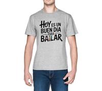 Hoy Es Un Buen Día para Bailar Grey Men's T-Shirt tee