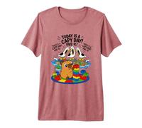 Hoy es un día de Capibara, Divertido Juego de Palabras de Capibara, Gaviota, Grito Antes de K Camiseta Premium