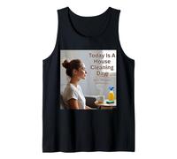 Hoy es un día de Limpieza de la casa con CoffeeDay Vibes Camiseta sin Mangas