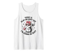 Hoy es una bofetada un día idiota Voy a estar ocupado Camiseta sin Mangas