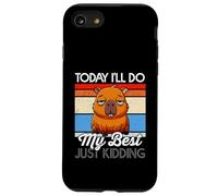 Hoy haré lo Mejor Que Pueda, Solo bromeando Funny Lazy Carcasa para iPhone SE (2020) / 7/8