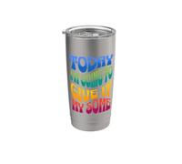HOY LE VOY A DAR MI ALGUNOS - Sarcasmo Divertido Vaso térmico de acero inoxidable de doble pared