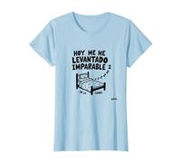 Hoy Me He Levantado Imparable... De La Cama Camiseta, Mujer, Azul Bebé, 3XL