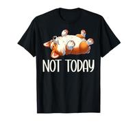 Hoy no es Corgi Welsh Lover Dog Lazy Corgi Animal Parent Camiseta