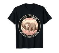 Hoy no es Demasiado Gente Fuera del Perezoso introvertido Camiseta