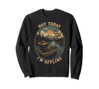 Hoy NO Estoy Offline Pesca Relajación Sudadera