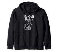 Hoy no Hay Golf, Divertido y Triste Golfista de Stickman Sudadera con Capucha