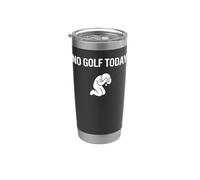 Hoy no hay golf, un golf divertido Vaso térmico de acero inoxidable de doble pared