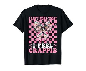 Hoy no Puedo Trabajar, me Siento como un pez Basura, una Chica pescadora de cangrejos Camiseta