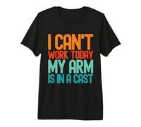 Hoy no Puedo Trabajar, mi Brazo es Divertido pescando, Pescador Vintage Camiseta Premium