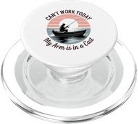Hoy No Puedo Trabajar Tengo El Brazo Escayolado Fisherman PopSockets PopGrip para MagSafe
