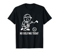 Hoy no se juega al golf, divertido golf para un golfista, padre, niño, abuelo Camiseta