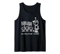 Hoy no se juega al golf, divertido golf para un golfista, padre, niño, abuelo Camiseta sin Mangas