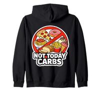 Hoy no Son carbohidratos, Divertida Broma para fanáticos de la Dieta cetocetogénica carnívora Sudadera con Capucha
