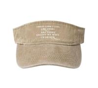 Hoy No Tengo Ganas De Hacer Nada Excepto Estar con Mi Esposa. Visera Deportiva Viseras Unisex Ligera Visera Sombrero para Mujer Golf Tenis