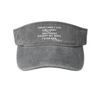 Hoy No Tengo Ganas De Hacer Nada Excepto Estar con Mi Esposa. Visera Sombrero Gorra Visor Ajustable Unisex Visera Deportiva para Playa Correr Mujer