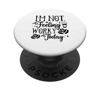 Hoy no Tengo ganas de Trabajar, Divertida Oficina PopSockets PopGrip Adhesivo