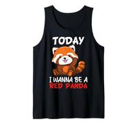 Hoy quiero ser un panda rojo Camiseta sin Mangas