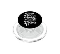 Hoy Solo Necesito un Poco de café y a Jesús PopSockets PopGrip para MagSafe