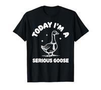 Hoy Soy un Empleado de Oficina Entusiasta de Ganso Serio Camiseta