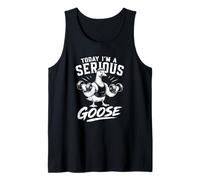 Hoy Soy un Ganso Serio, Divertido Ganso de Gimnasio y Fitness Camiseta sin Mangas