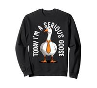 Hoy Soy un Ganso Serio, Divertido Juego de Palabras de Ganso y Ganso Sudadera