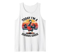 Hoy Soy un Ganso Serio - Funny Gym Goose Camiseta sin Mangas