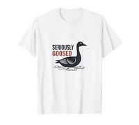 Hoy Soy un Ganso Serio - Humor seriamente Ganso Camiseta, Hombre, Blanco, 3XL