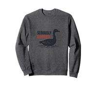 Hoy Soy un Ganso Serio - Humor seriamente Ganso Sudadera, Unisex para Adultos, Jaspeado Oscuro, XL