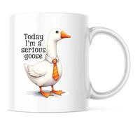 Hoy Soy Un Ganso Serio Mug Elegante Tazas De Desayuno Chic Taza De Café Para Té Leche Cappuccino 330Ml