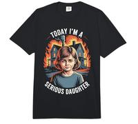 Hoy Soy Una Hija Seria Casa Llamas Comfort Colors Adult Heavyweight T-Shirt